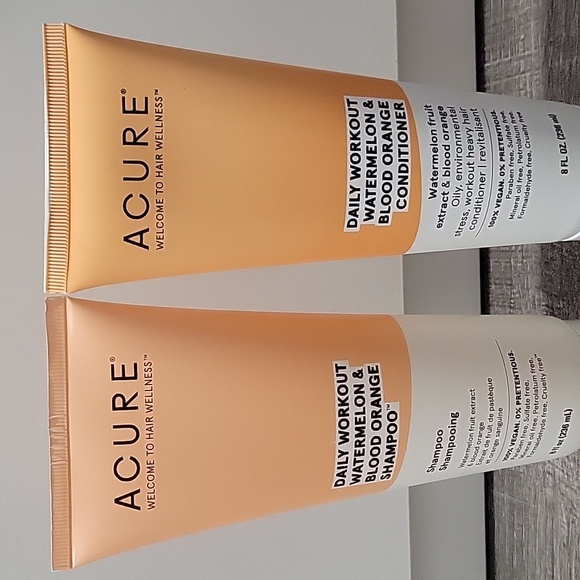Lot of Acure Daily Workout Watermelon & Blood Orange Shampoo and Conditioner - Picture 2 of 11